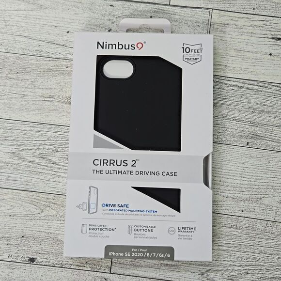 Nimbus9 Cirrus 2 - Black - Ultimate Driving Case - iPhone 8/7/6s/6 - Picture 1 of 10